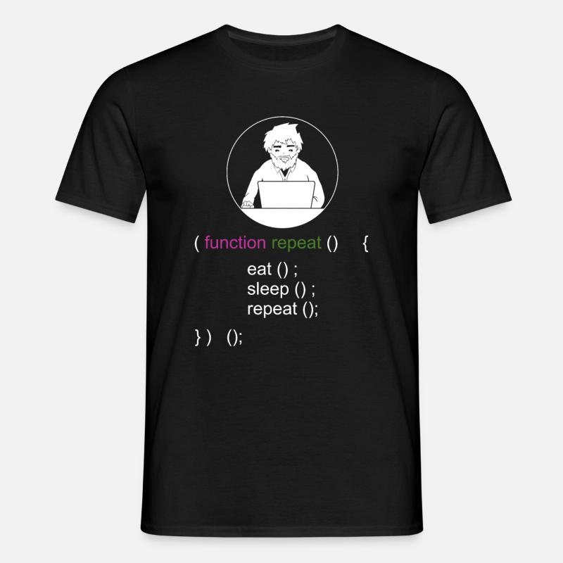Programmierer Spruch - Männer T-Shirt - Schwarz