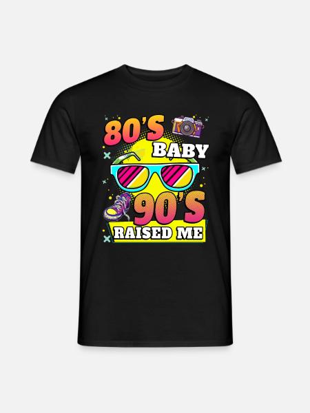 80er Kind - Männer T-Shirt - Schwarz