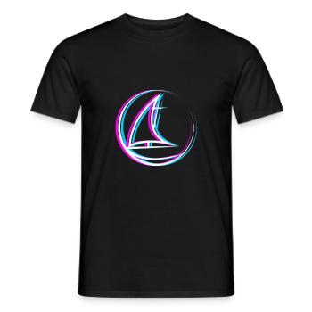 Segel Spruch Segelboot Meer Wasser Segeln - Männer T-Shirt - Schwarz - Vorne - AI Model Male 178 light (178cm)