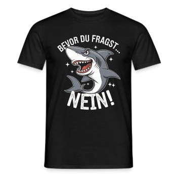 Shark Shark Sharks Shark - Men's T-Shirt - black - Front - AI Model Male 178 light (178cm)