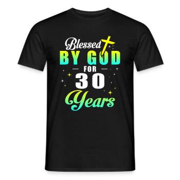 30 JAHRE - 30. Geburtstag - Männer T-Shirt - Schwarz - Vorne - AI Model Male 178 light (178cm)