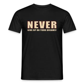 Croyez toujours en vous-même - T-shirt homme - noir - Devant - AI Model Male 178 light (178cm)
