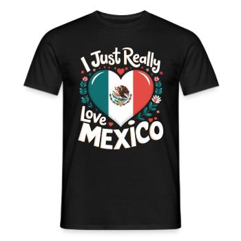Mexico Mexico Mexican Spanish - Men's T-Shirt - black - Front - AI Model Male 178 light (178cm)
