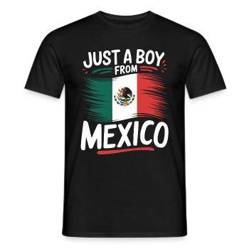 Mexico Mexico Mexican Spanish - Men's T-Shirt - black - Front - AI Model Male 178 light (178cm)