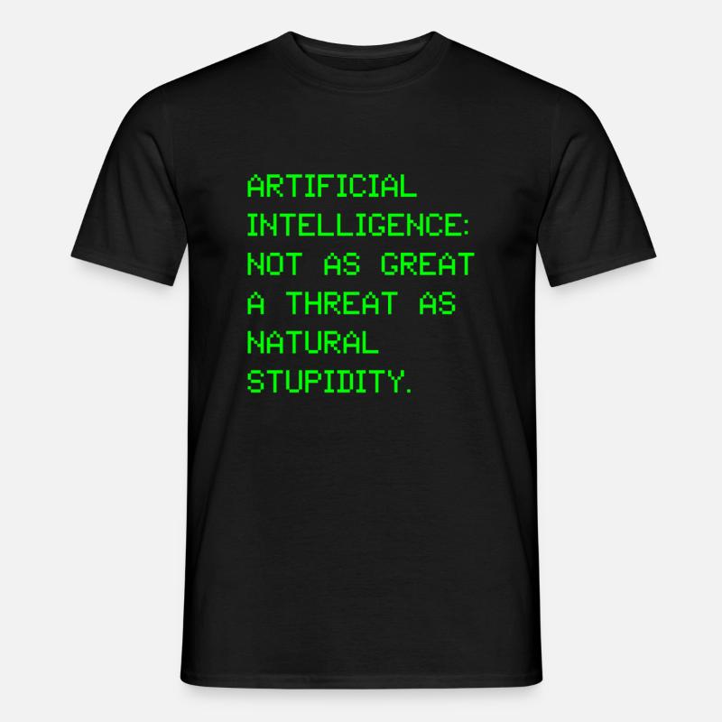 Artificial intelligence artificial intelligence - Men's T-Shirt - black
