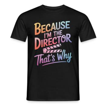 Filmemacher Filmregisseur Kameramann Film - Männer T-Shirt - Schwarz - Vorne - AI Model Male 178 light (178cm)