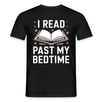 Bücher Buch lesen Bücherei Bibliothek Bücherwurm - Männer T-Shirt - Schwarz - Vorne - AI Model Male 178 light (178cm)