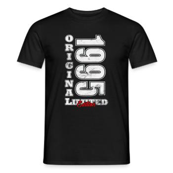 1995 limited edition - Männer T-Shirt - Schwarz - Vorne - AI Model Male 178 light (178cm)