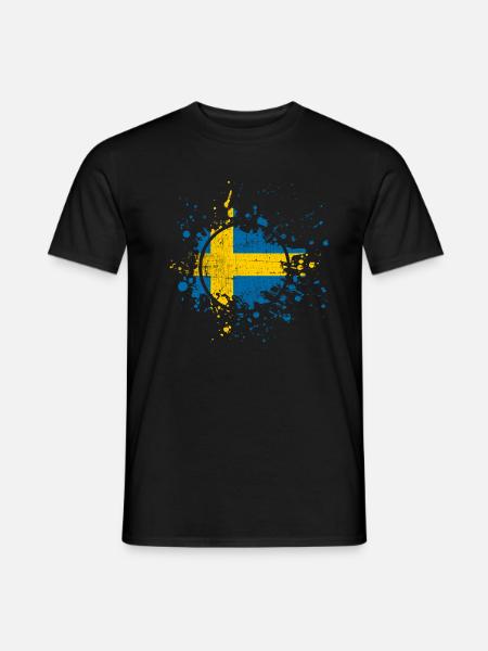 Suède - T-shirt homme - noir