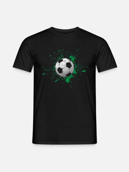 Fußball - Männer T-Shirt - Schwarz