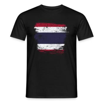 Thailand - Men's T-Shirt - black - Front - AI Model Male 178 light (178cm)