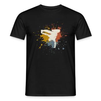 Breakdance retro - Männer T-Shirt - Schwarz - Vorne - AI Model Male 178 light (178cm)