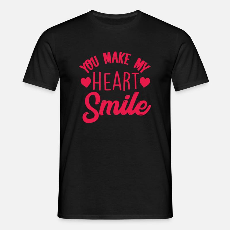 Liebe - Männer T-Shirt - Schwarz