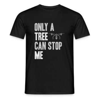 Drohne - Männer T-Shirt - Schwarz - Vorne - AI Model Male 178 light (178cm)