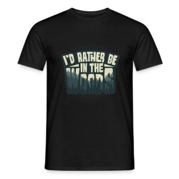 de plein air - T-shirt homme - noir - Devant - AI Model Male 178 light (178cm)