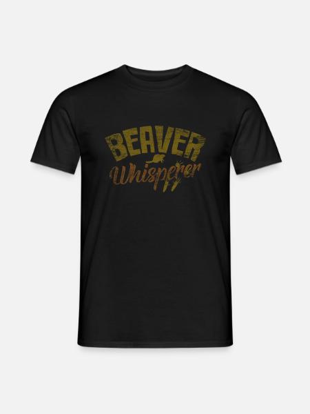 beaver - Men's T-Shirt - black