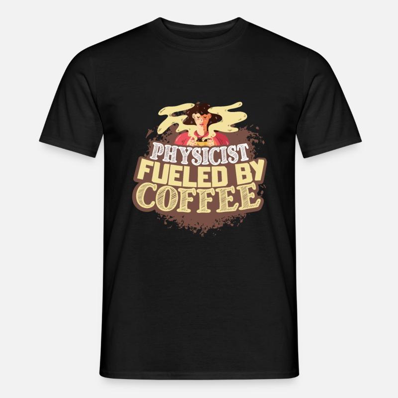 Physiker Physik - Männer T-Shirt - Schwarz