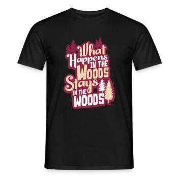 lumberjack - Men's T-Shirt - black - Front - AI Model Male 178 light (178cm)