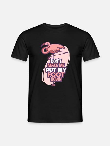 Flamingo - T-shirt homme - noir