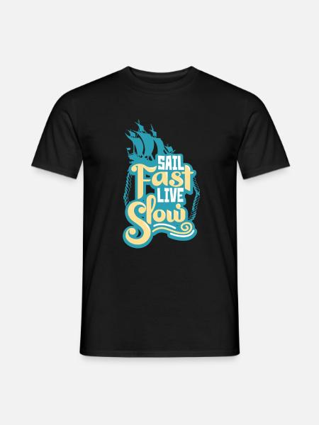 sailing - Men's T-Shirt - black