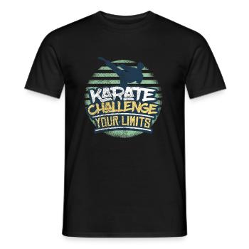 Karaté - T-shirt homme - noir - Devant - AI Model Male 178 light (178cm)