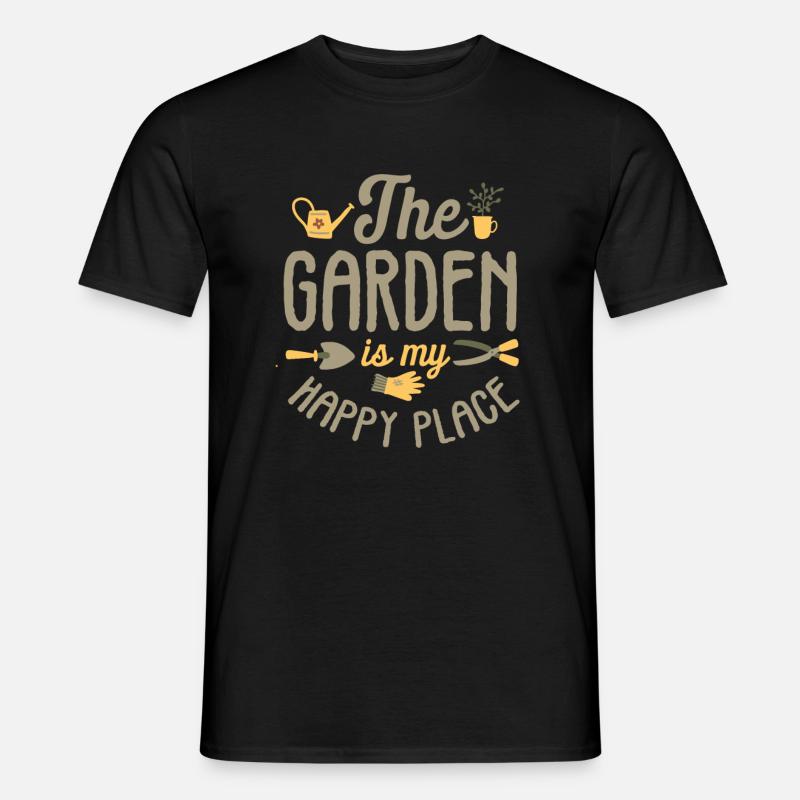 Garten Gärtner - Männer T-Shirt - Schwarz