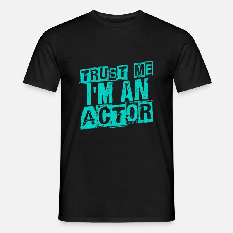 Schauspieler - Männer T-Shirt - Schwarz