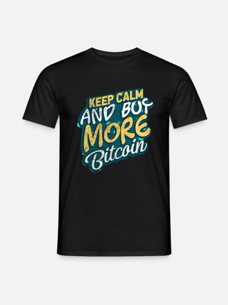 Bitcoin - Men's T-Shirt - black