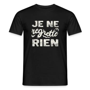 France français - T-shirt homme - noir - Devant - AI Model Male 178 light (178cm)