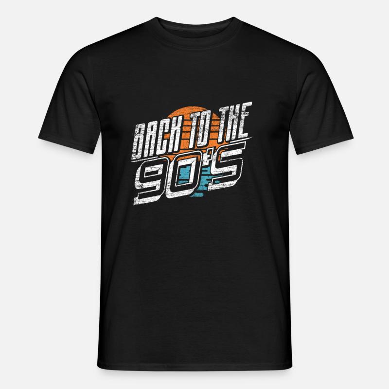 Back to the 90s - Men's T-Shirt - black