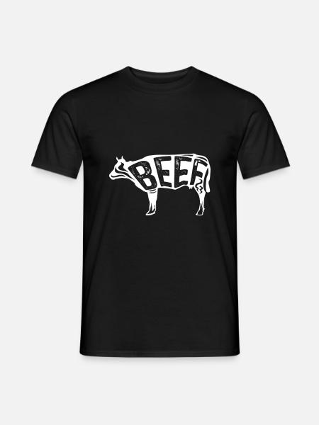 Beef steak - Men's T-Shirt - black