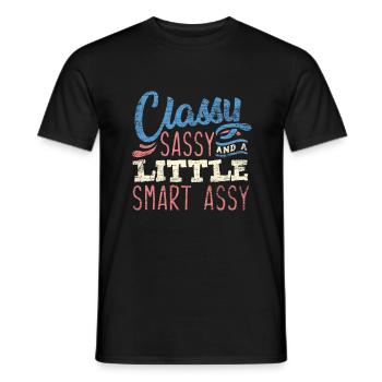 Nerd nerd sais-tout - T-shirt homme - noir - Devant - AI Model Male 178 light (178cm)