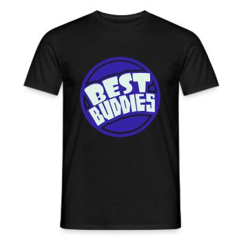 Beste Freunde - Männer T-Shirt - Schwarz - Vorne - AI Model Male 178 light (178cm)
