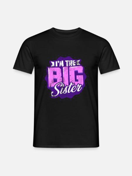 Big sister - Men's T-Shirt - black