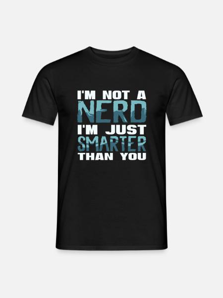 Intello - T-shirt homme - noir