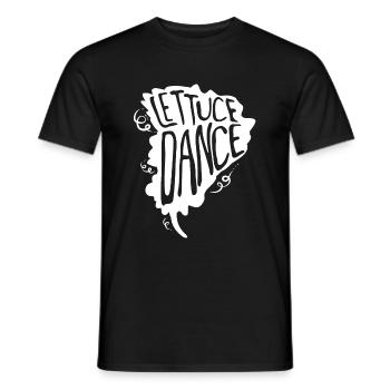 Jeu de mots de danse salade - T-shirt homme - noir - Devant - AI Model Male 178 light (178cm)