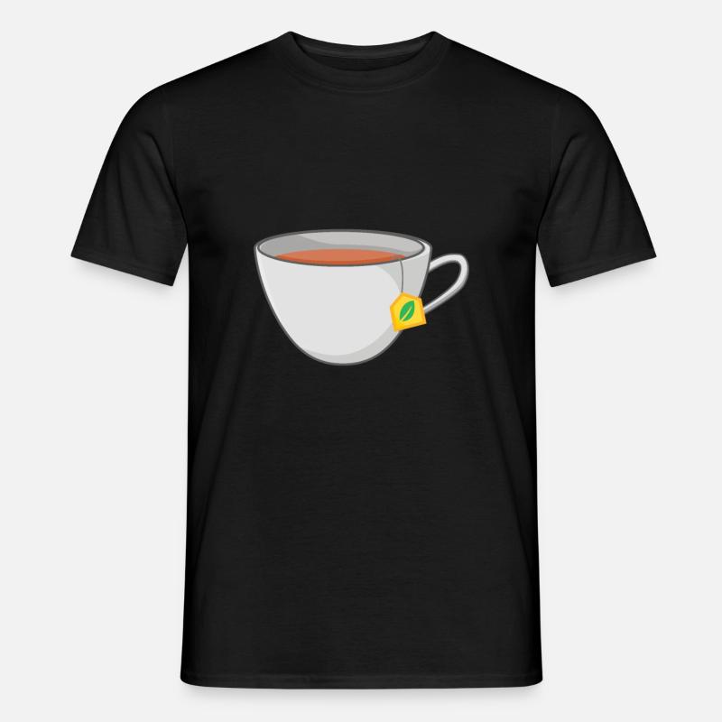 Tee - Männer T-Shirt - Schwarz