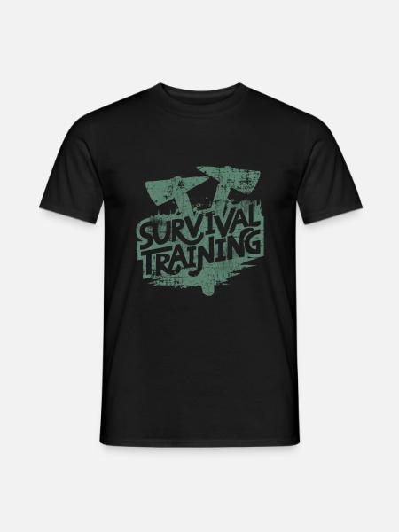 Survival training - Men's T-Shirt - black