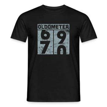 70e anniversaire - T-shirt homme - noir - Devant - AI Model Male 178 light (178cm)