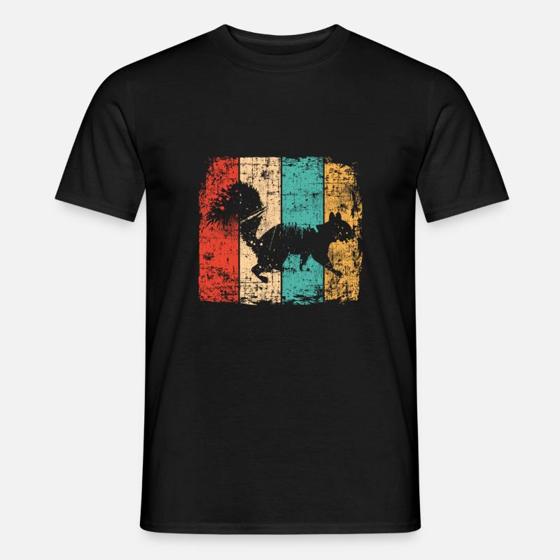 Eichhörnchen - Männer T-Shirt - Schwarz
