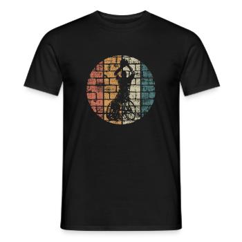 Basketball en fauteuil roulant - T-shirt homme - noir - Devant - AI Model Male 178 light (178cm)