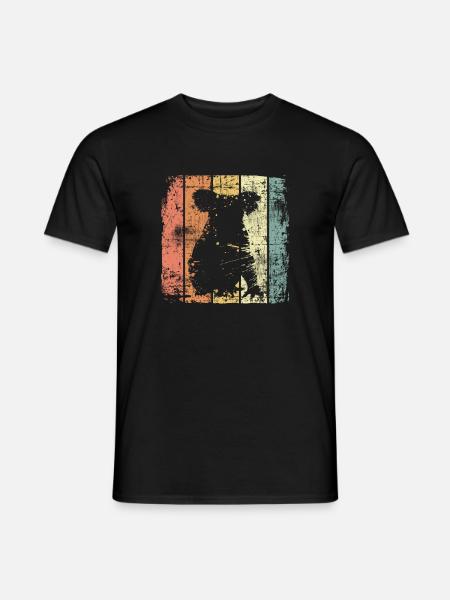 Koala Bär vintage - Männer T-Shirt - Schwarz