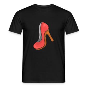High Heels - Men's T-Shirt - black - Front - AI Model Male 178 light (178cm)