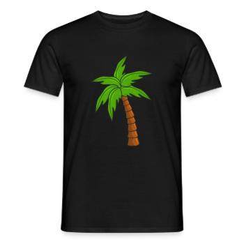 Palme - T-shirt homme - noir - Devant - AI Model Male 178 light (178cm)