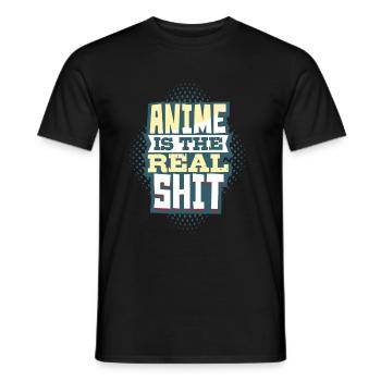 Anime - T-shirt homme - noir - Devant - AI Model Male 178 light (178cm)