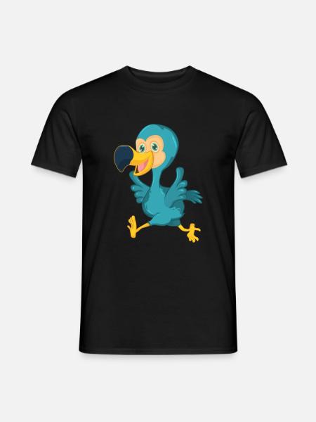 Dodo Vogel - Men's T-Shirt - black