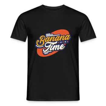 Banana - Men's T-Shirt - black - Front - AI Model Male 178 light (178cm)