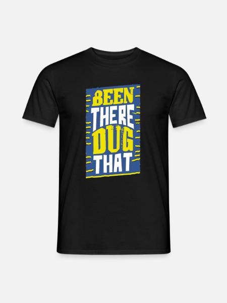 Baggern Bagger - Männer T-Shirt - Schwarz