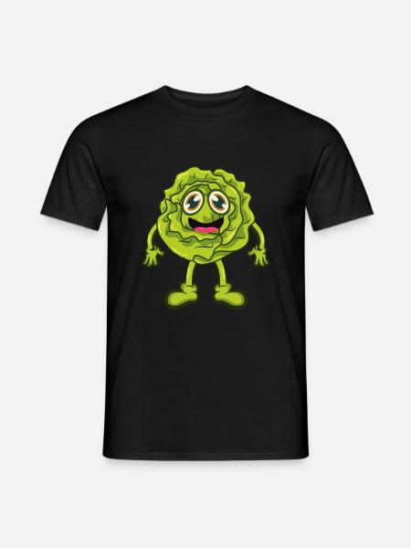 salad - Men's T-Shirt - black