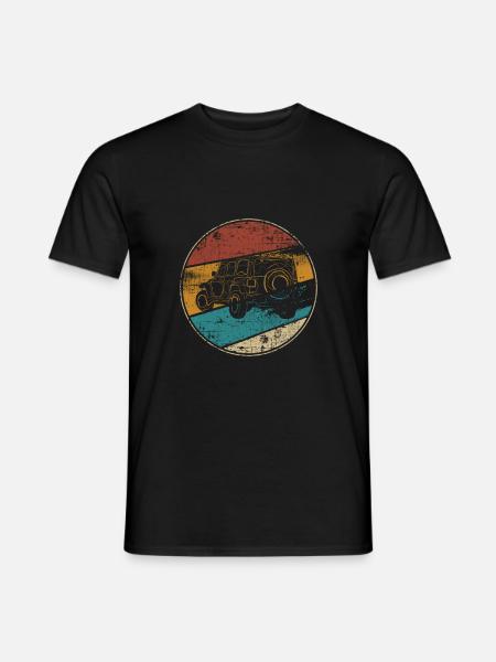 Offroad OFF-road suv retro - Men's T-Shirt - black